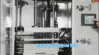 Endüstriyel Dondurarak Kurutucu 100KG Maksimum Raf