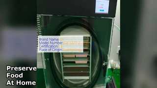 Uzun Ömürlü Gıdalar İçin Ev Dondurarak Kurutucu