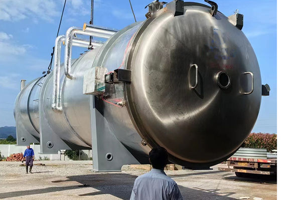 1000Kg Büyük Vakum Dondurma Kurutma Makinesi Lyophilization için