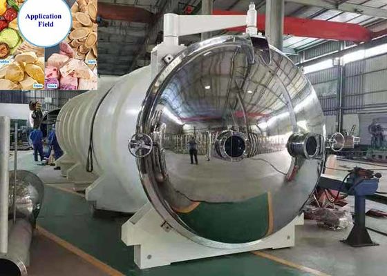 1000Kg Gıda Meyve Vakum Dondurma Kurutma Makinesi 133pa içinde