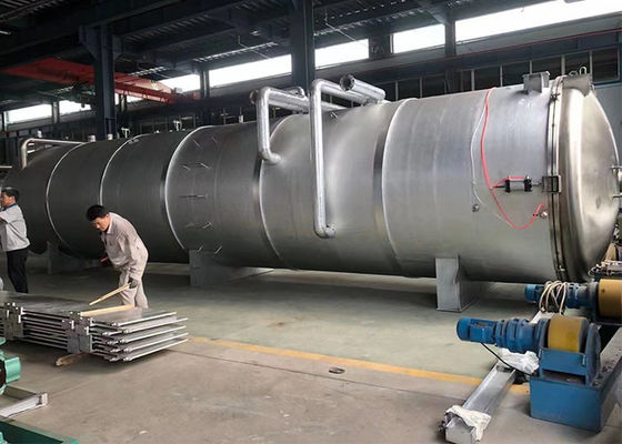 Hava soğutma vakumlu gıda kurutma makinesi 100kg/parti  soğutma sistemi