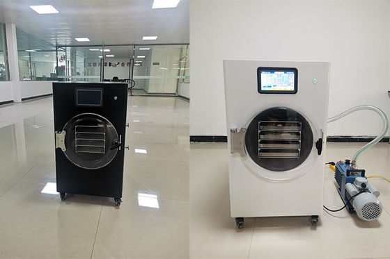 Sıcaklık aralığı -50C'den 50C'ye kadar PLC kontrolü ile ev için gıda dondurucu kurutma makinesi