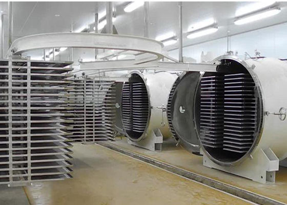 PLC Kontrolü Dondurma Kurutmacı Farmasötik Endüstrisi 500Kg/Lot