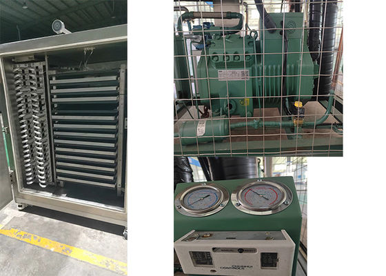 Lyophilizer Farmasötik Dondurucu Elektrikli Isıtma Vakum