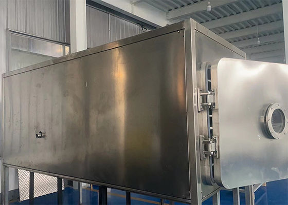Evcil hayvanları besleyen vakumlu dondurma kurutma makinesi 500kg/parti