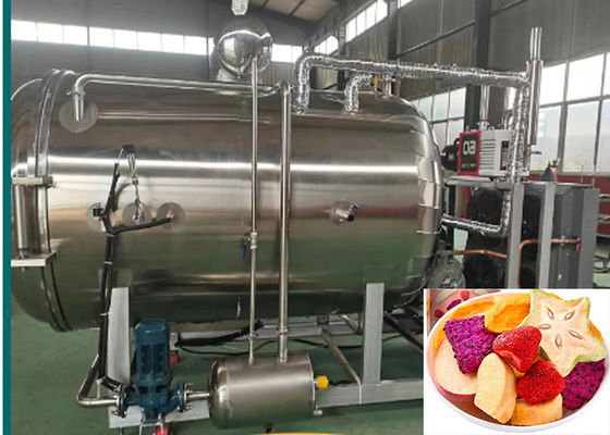 50KG Vakum Dondurma Kuru Meyve Makinesi Hava Soğutma