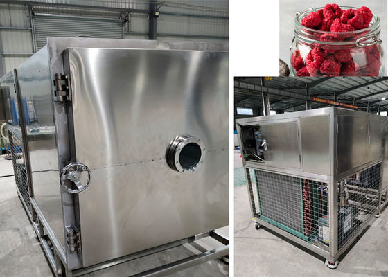 Hava soğutmalı Dondurma Kuru Meyve Makinesi Dehidratör Ekipmanı 100kg/parti