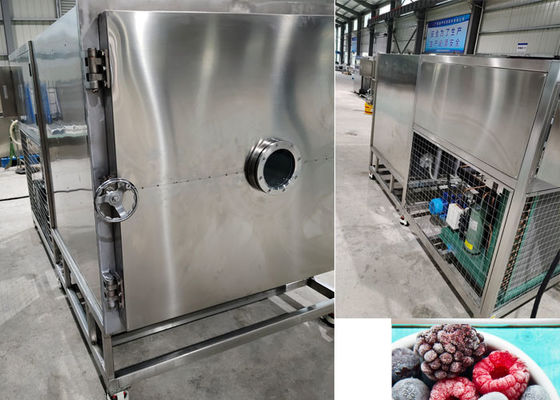 Şekerlik Pet Food Vakum Dondurma Kurutma Makinesi - Bitzer Soğutma Sistemi
