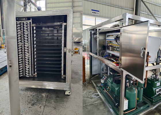 Endüstriyel Vacuum Freeze Dryer Machine With Air Cooled Cooling