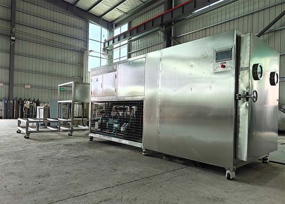 Sıcaklık -50C- 80C PLC dokunmatik ekran dondurma kurutucu meyve makinesi