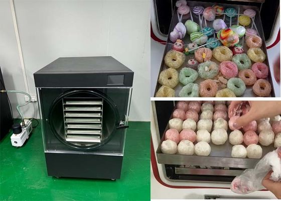 Şeker üreticileri için dondurucu kurutma makinesi küçük parti deneysel modlu tarif e-kitap dahil