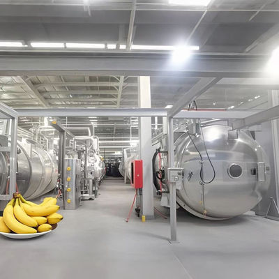 500 kg Paslanmaz Çelik Dondurucu Endüstriyel Liyofilizasyon Birimi CE Sertifikalı