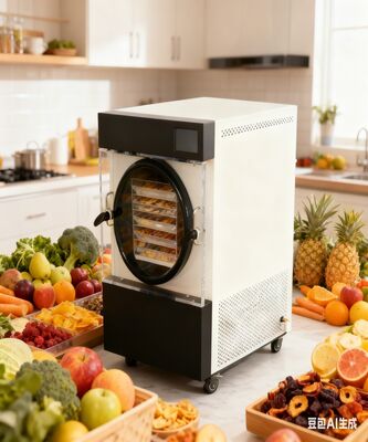 Üst düzey ev dondurucu, paslanmaz çelik oda, yağsız pompa, verimli, sessiz ve dayanıklı.