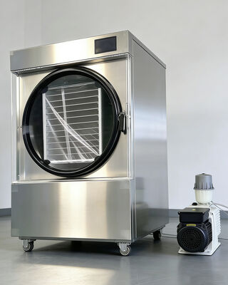 Endüstriyel Dondurucu Şeker Meyve Suyu Süt Yiyecek Liyofilizasyonu