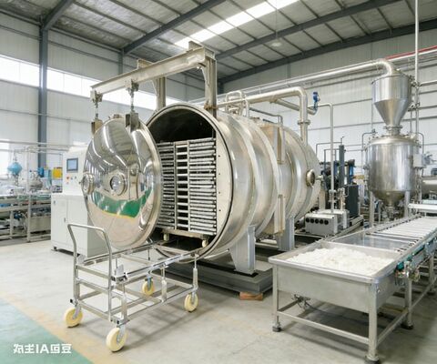 Farmasötik ve Toplu Gıdalar için tasarlanmıştır. Ticari Liyofilizör 150kg Her Toplama, Paslanmaz Çelik Oda ve Hassas Sıcaklık Kontrolü.