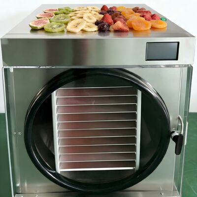 Dondurma kuru döngüsü 24 ila 30 saat Evde dondurma kurutucu sıcaklık aralığı eksi 50 ila artı 90 santigrat derece ve gürültü seviyesi 50 desibelden az