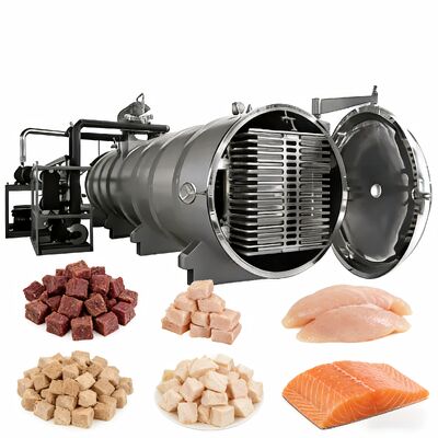 Gelişmiş vakum teknolojisine sahip 200KW Nominal Güçlü Vakumlu Dondurarak Kurutma Makinesi, her partide dondurularak kurutulmuş ürünler sağlar