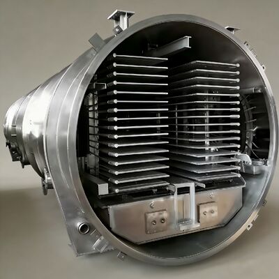 12700 2600 3300mm Oda Boyutu BITZER veya Leybold Soğutma Ünitesi ve 13Pa'dan Az Vakum Seviyesi ile Endüstriyel Dondurarak Kurutucu, Dondurarak Kurutmayı Sağlar