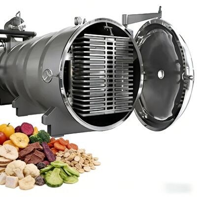 Güç Kaynağı 220V380V3PH Endüstriyel Dondurarak Kurutucu, BITZER veya Leybold Soğutma Ünitesi ve Kurutmayı Sağlayan Elektrikli Isıtma Sistemi İçerir