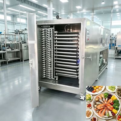 35KW Kurulum Gıda Vakum Dondurarak Kurutma Makinesi Hava Soğutmalı Sistem, Baosi veya  Vakum Pompası ile Gıda İşleme Endüstrisi İçin İdeal