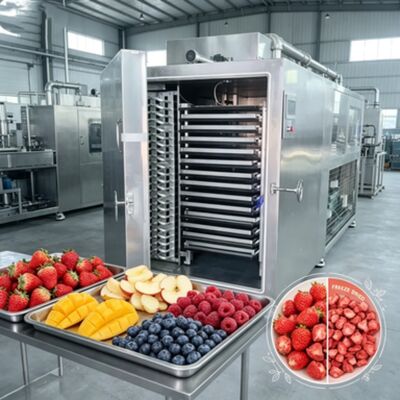 20 ila 24 saat kurutma süresi için tasarlanmış Leybold soğutma ünitesi dondurarak kurutma makinesi, nem giderme işlemini sağlar
