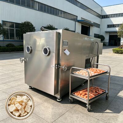 Tepsinin boyutu 1280 600 30mm Meyve Dondurucu Dondurma Süresi 18 ila 22 Saat Toplam Parçası 3800 1700 2000 mm