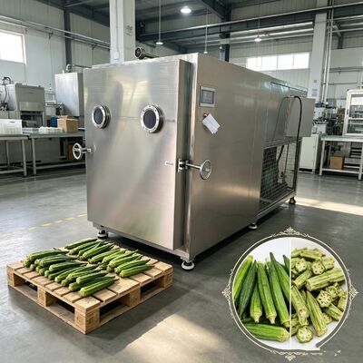 Hava soğutma sebze dondurucu PLC kontrol sistemi ile birlikte minimum işleme süresi ile dondurma kurutulmuş sebzeleri sağlamak