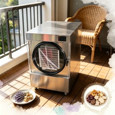 3600W Ev Dondurma Kurutucusu Kapasitesi 20 ila 25kg Boyutları 1100 1000 1180mm Ev ve Küçük Ölçekli Gıda İşleme için Mükemmel