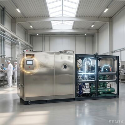 Endüstriyel Vakum Dondurucu Kurucu Liyofilizör Hidrolik Şişe Doldurucu Makinesi
