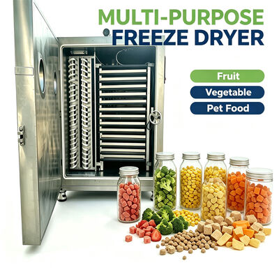 Food vacuum freeze dryer 380V 50HZ 3PH freeze drying system for food storage