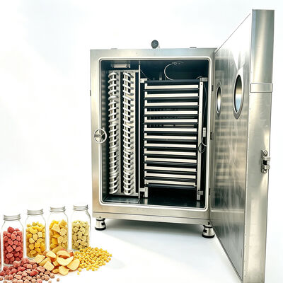 Air Cooled Food Vacuum Freeze Dryer Integrated with Fusheng Refrigeration System Ensuring Food Freeze Drying Performance
